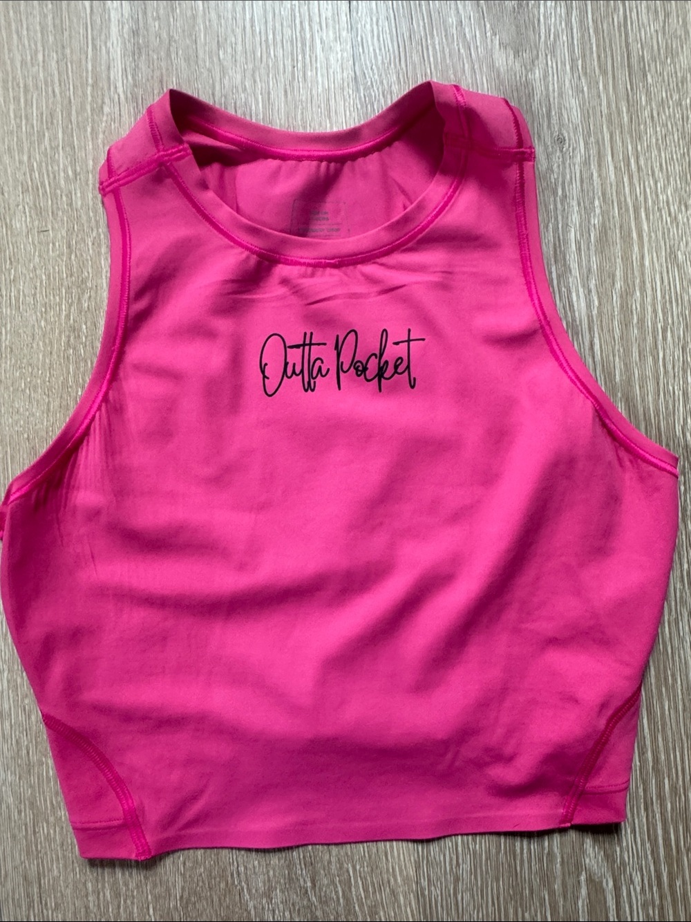 On Running Movement Crop Top Customized Pink Size Small